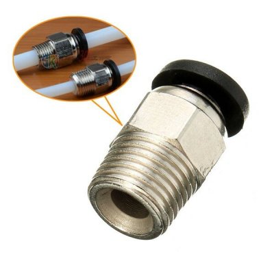 PC4-01 Pneumatic Connector For 1.75mm PTFE Tube Quick Coupler Feed Inlet 3D Printer Part COD