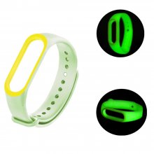 Bakeey Two-color Luminous Smart Watch Band Replacement Strap For Xiaomi Mi Band 5 Non-original COD