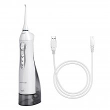 Mornwell Oral Irrigator USB Rechargeable Water Flosser Portable Dental Water Jet 300ML Water Tank Waterproof Teeth Cleaner COD