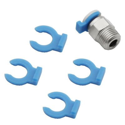 BUJIATE® 1Pcs Blue Buckle pc4-01/pc4-m6 Pneumatic Connector for 4mm Teflons Tube Fixed for 3D Printer Accessories COD